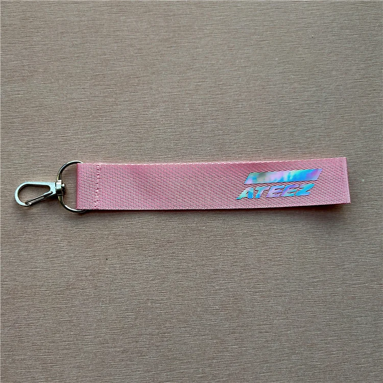 ATEEZ Member Laser Colorful Mobile Phone Keychain