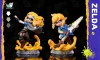 Squid Princess Zelda & Squid Link - The Legend of Zelda Splatoon Resin Statue - KukuCraft Studio