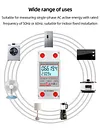 Digital Electric Energy Monitor LCD Display 220V 230V KWH Electric Meter 50 60Hz