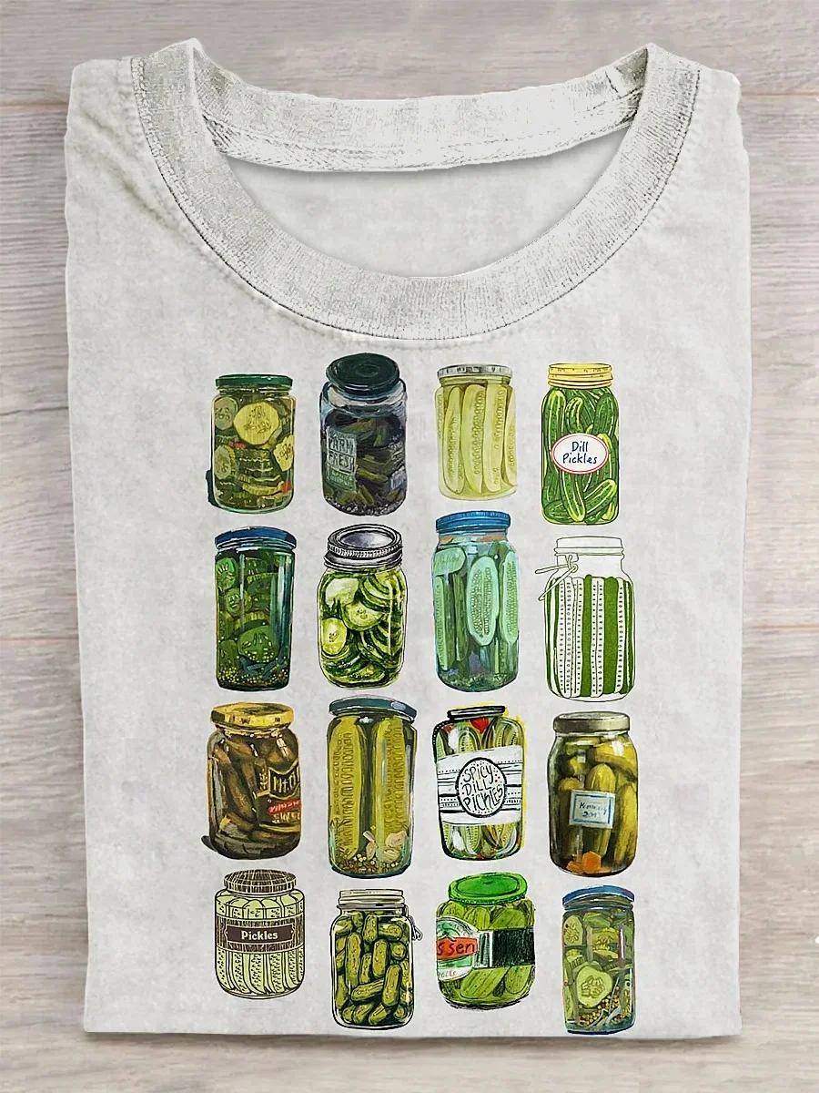 Eagerlys  Unisex Pickled Cucumber T-shirt Eagerlys