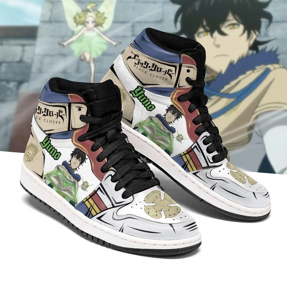 Kingofallstore - Golden Dawn Yuno Sneakers Black Clover Anime Shoes
