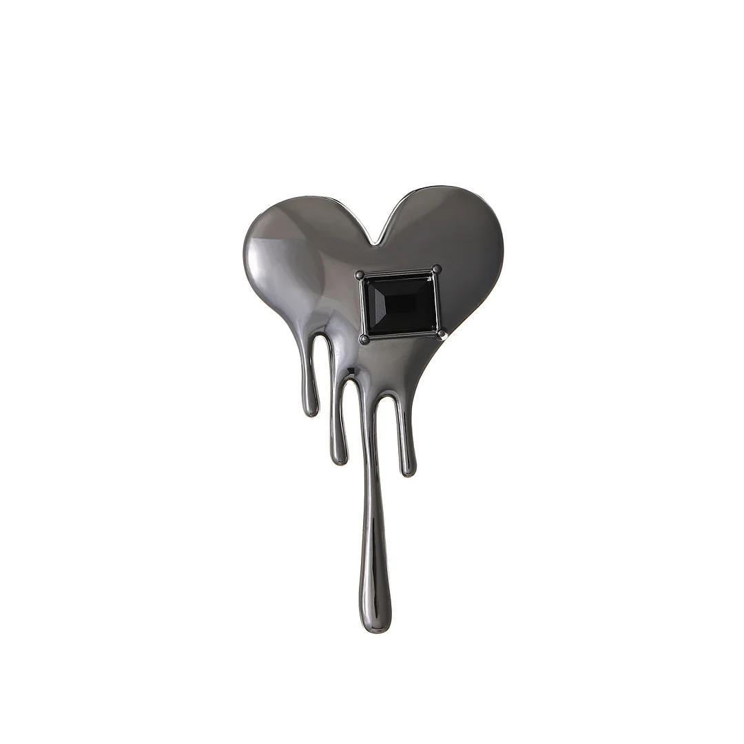 Water Drops Melting Brooch