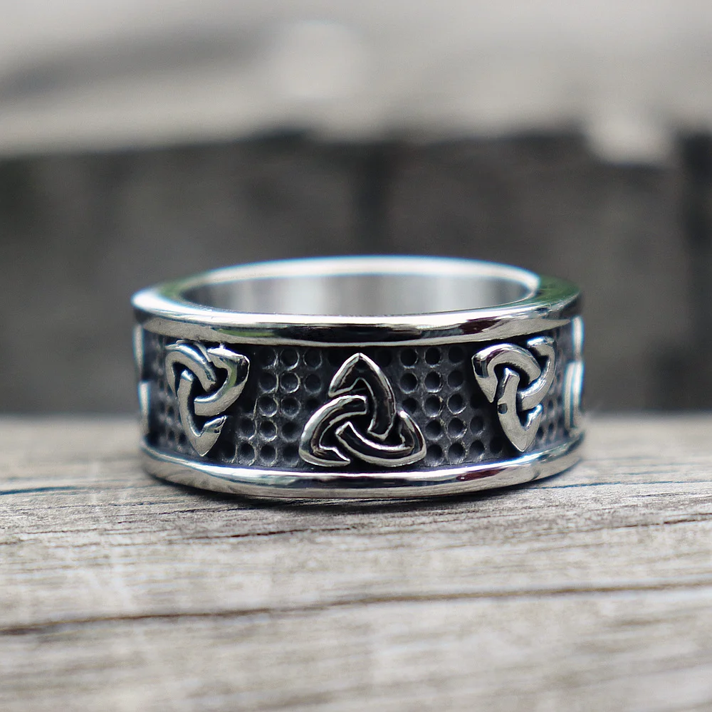 Men's Vintage Celtic Viking Ring in  mildstyles