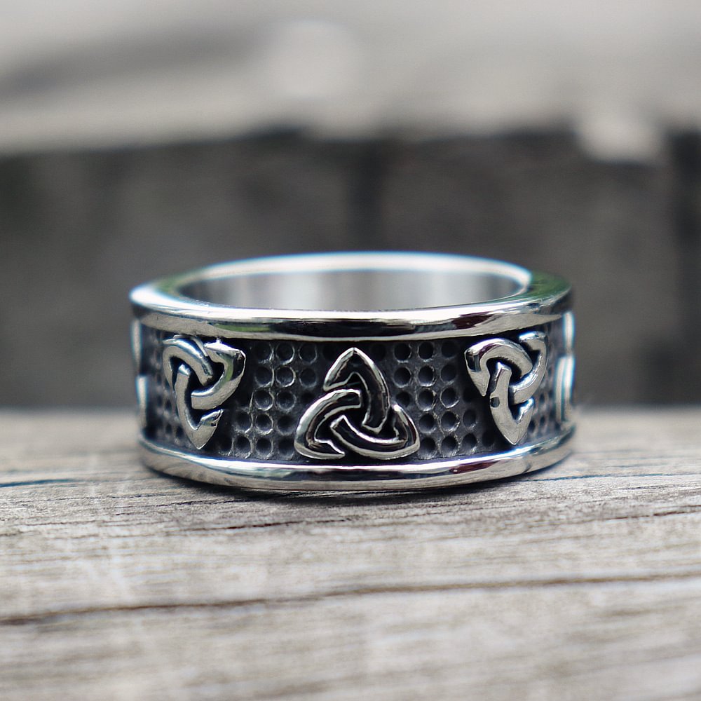 Men's Vintage Celtic Viking Ring in  mildstyles