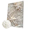DIY Pearl Painting Starfish for Home Wall Decor with Frame(30x40cm)