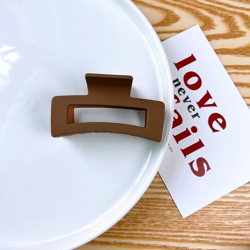 Grip Frosted New Hairpin Back Head Large Transparent Hair Claw Shark Clip Hairware Hairpin Hair Clip Female Summer