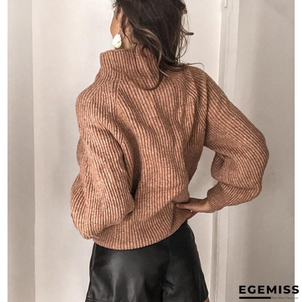 High Neck Winter Casual Sweaters | EGEMISS