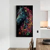 >SALE<5D DIY Full Round Drill Diamond Painting Horse Kit Home Art Decoration (sz4265)