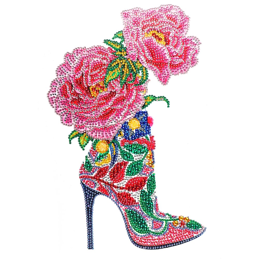 Bloom Shoe - Partial Drill - Diamond Painting