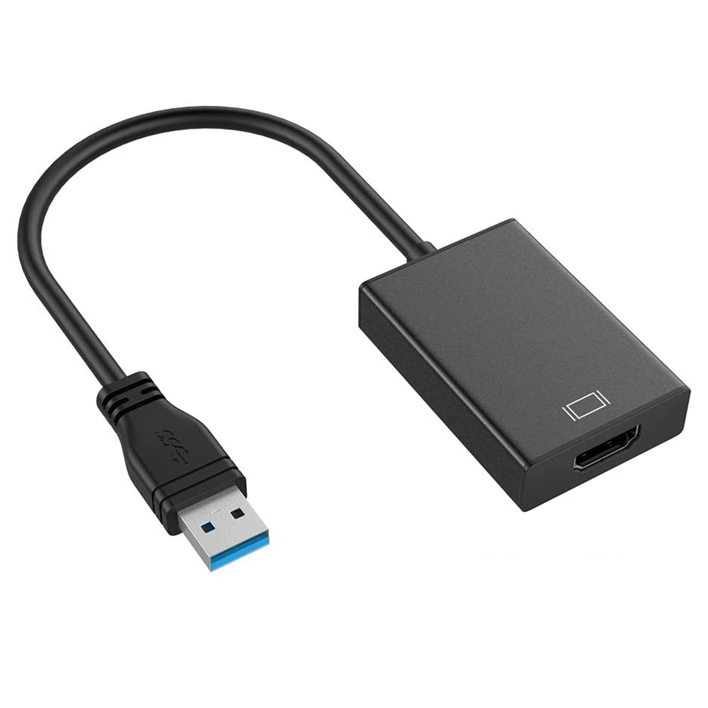 

USB 3.0 to HDMI VGA Adapter 1080P HD 2 In 1 Audio Video Converter, 501 Original