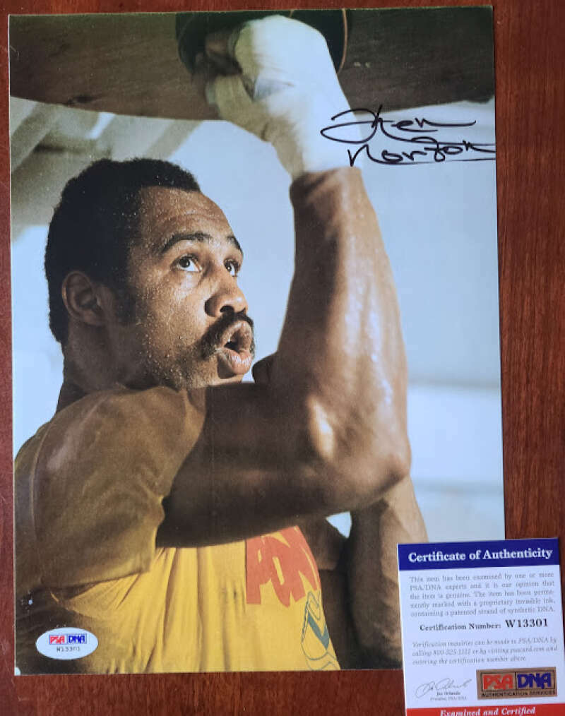 Ken Norton PSA DNA Coa Signed 8x11 Photo Poster painting Autograph