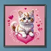 Diamond Painting -DIY Full Round Drill Cute Cat
