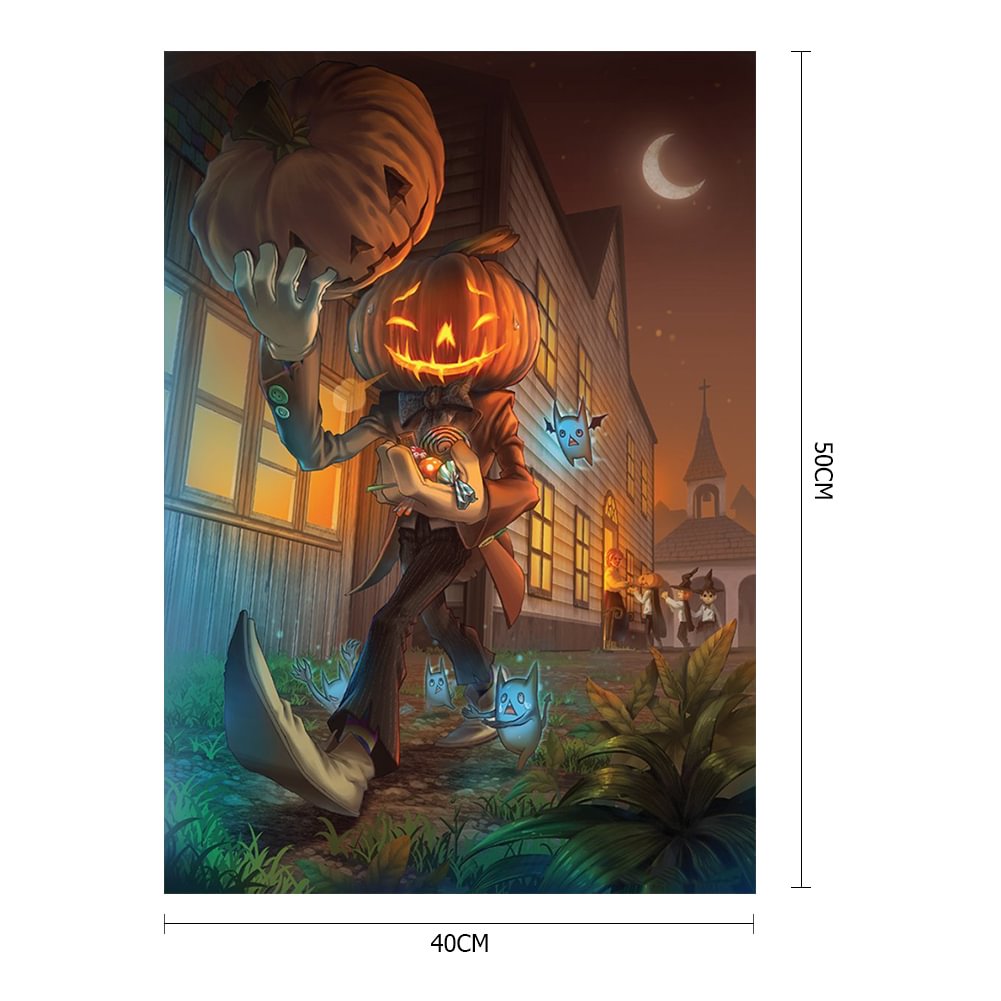 DIY Painting By Numbers Kit - Halloween (40*50 CM)