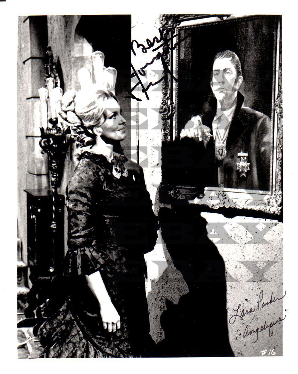 JONATHAN FRID & LARA PARKERANGELIQUE DARK Autographed Signed 8x10 Photo Poster painting Reprint