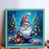 (US Only)Xmas Goblin Stamped Cross Stitch Kit for Beginner DIY 11CT Embroidery Kit50x50cm