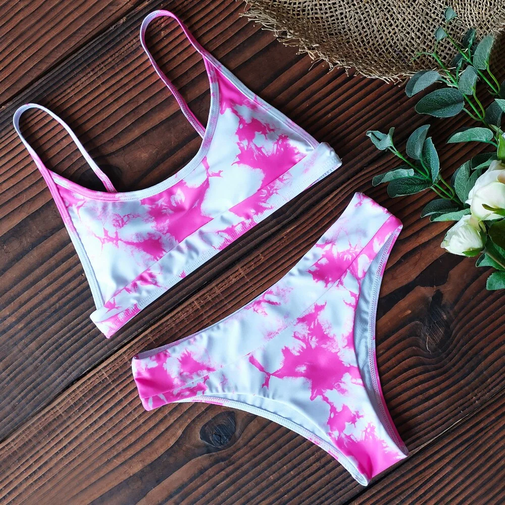 Sexy Thong Micro Bikini 2020 Women Swimsuits Gradient  Swimwear Female Bikini set Brazilian Biquini Push up Bathing Suit