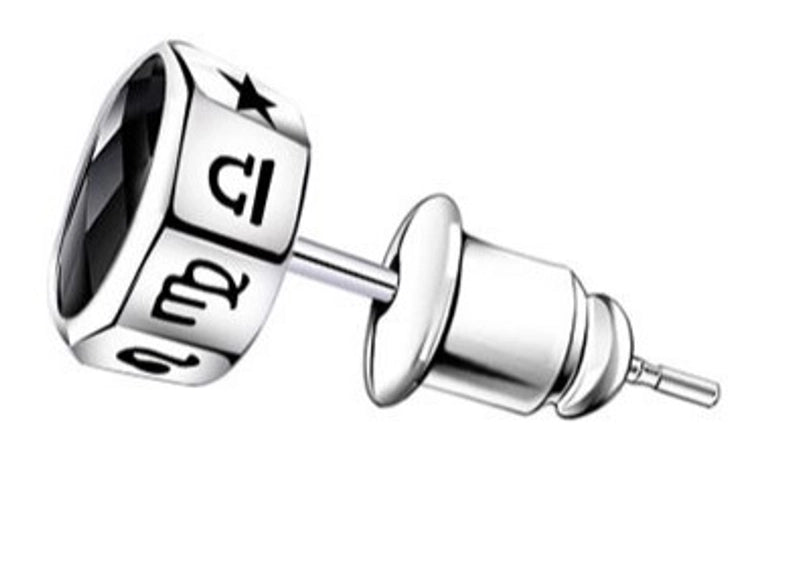 1 Piece Minimalist Geometric Plating Inlay Copper Stone Ear Studs