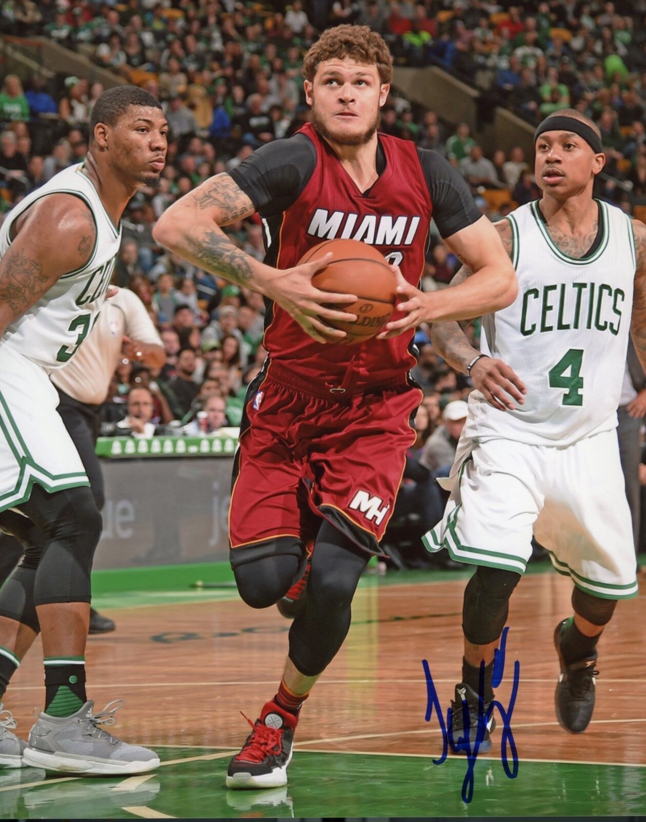 Tyler Johnson autographed 8x10 Miami Heat #3  Shipping