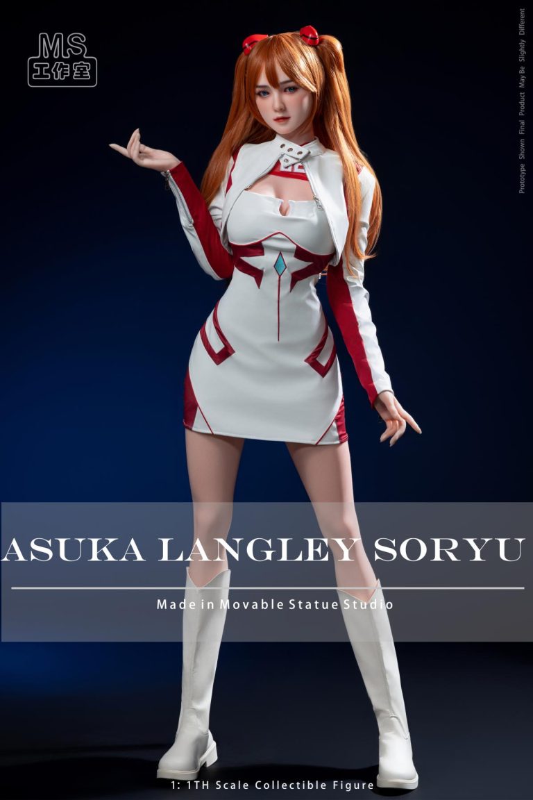 Movable Statue Studio - Neon Genesis Evangelion Realistic Anime 02 Asuka Fan Version MS-003A 1:1 Scale Life Size Figure -