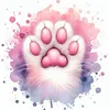 Cat Paw-18CT Stamped Cross Stitch 20*20cm tapestrymarket