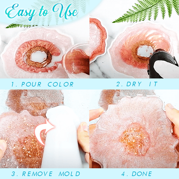 Crystal Resin Coaster DIY Kit