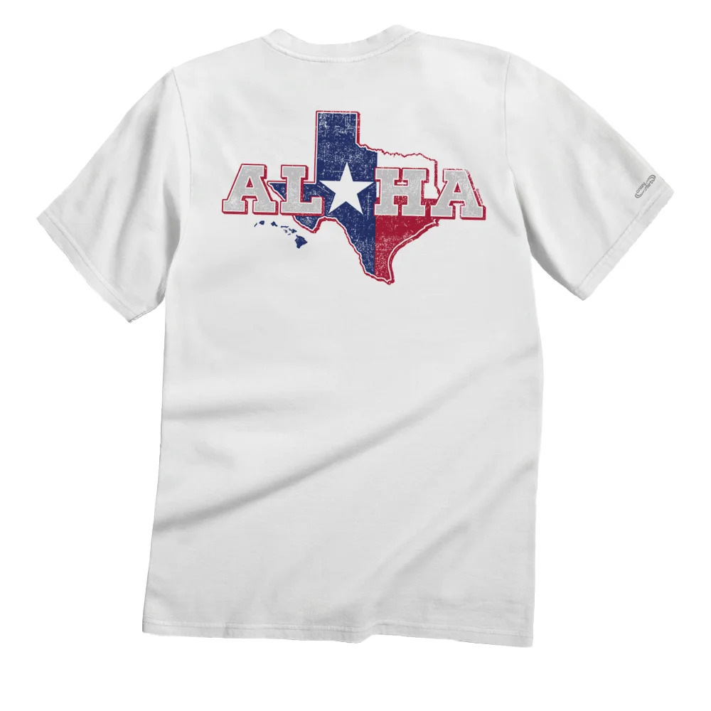  Texas Aloha Graphic T-Shirt - Perfect for Casual Summer Outings