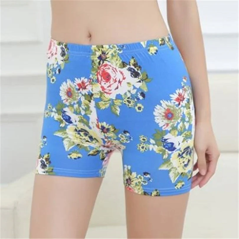 CUHAKCI Casual Short Summer Women Jogging Sexy Leopard Gym Fitness Elastic Waist Printed Push Up Sports