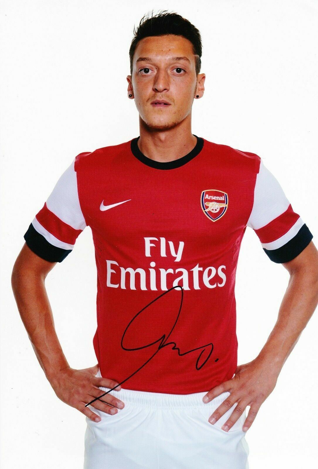 Mesut Ozil SIGNED 12X8 Photo Poster painting Arsenal F.C. AFTAL COA (1761)