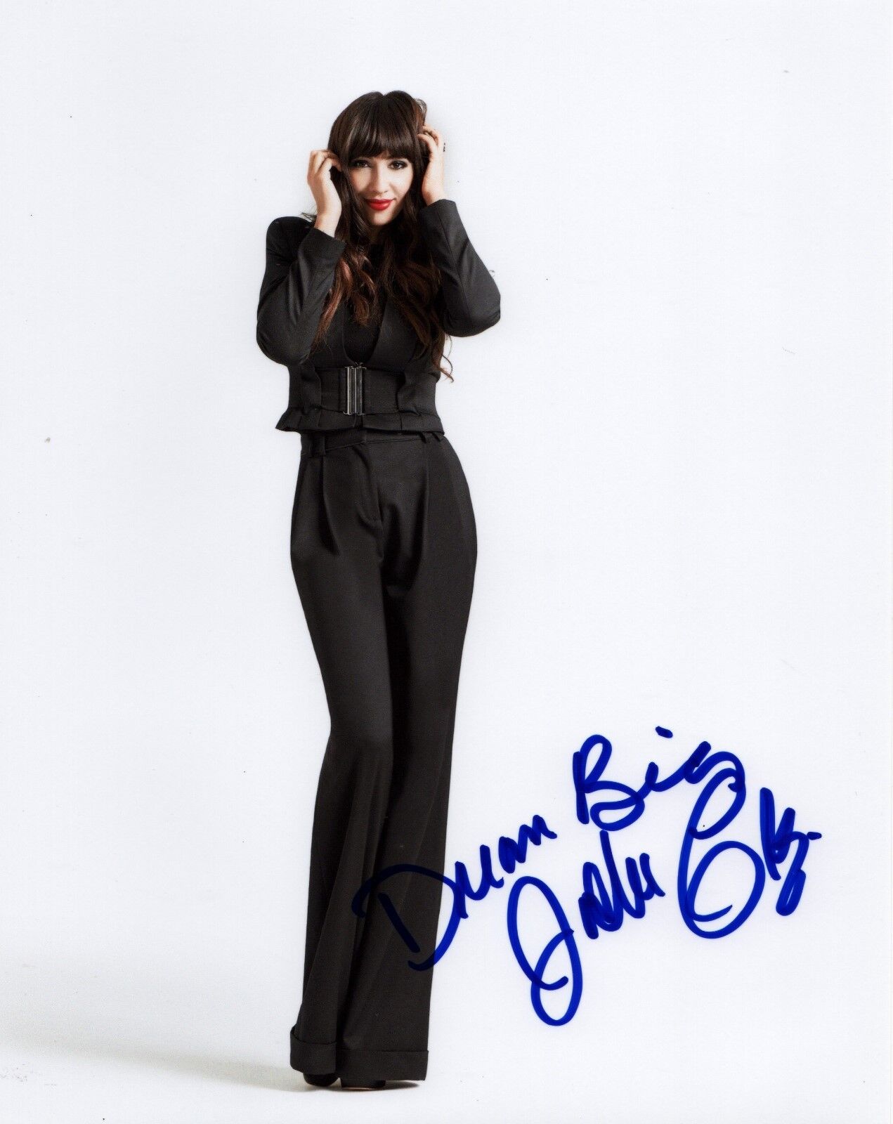 Jackie Cruz actress REAL hand SIGNED 8x10 Photo Poster painting #1 COA Orange Is The New Black