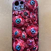 Cool Horror Phone Case Horror Eyes Blood Teeth Phone Case Suitable For 15Promax, 12, 13promax, xsmax series pro Horror Halloween Phone Case