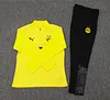 2023/2024 Dortmund Half-Pull Training Suit Yellow Football Shirt 1:1 Thai Quality Set
