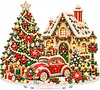 DIY Acrylic Special Shape Xmas Tree Diamond Painting Tabletop Ornament Decor Kit