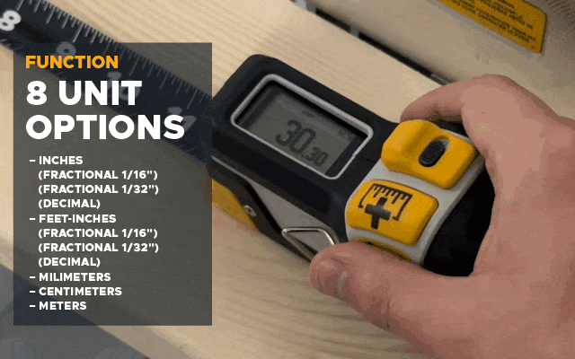 REEKON Tools T1M Utility Digital Tape Measure 
