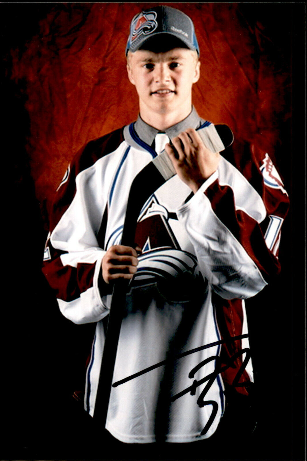 Troy Bourke SIGNED 4x6 Photo Poster painting COLORADO AVALANCHE #2