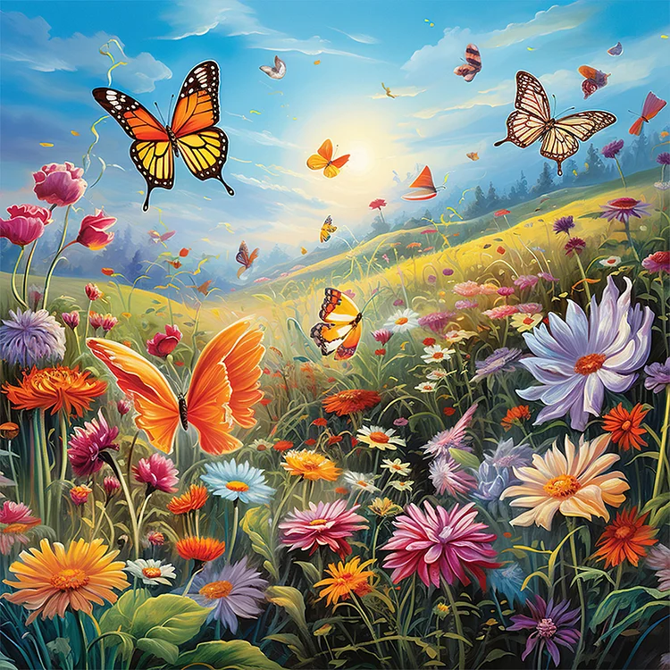 Butterfly - Paint By Numbers(40*40cm)