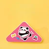 20PCS Adorable Cartoon Panda Bear Triangle Bookmark Paper File Organizing Clips Student Stationery Pins