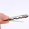 3pcs DIY Full Drill Diamond Painting Hair Clip Flower Leaf Barrette Hairpin