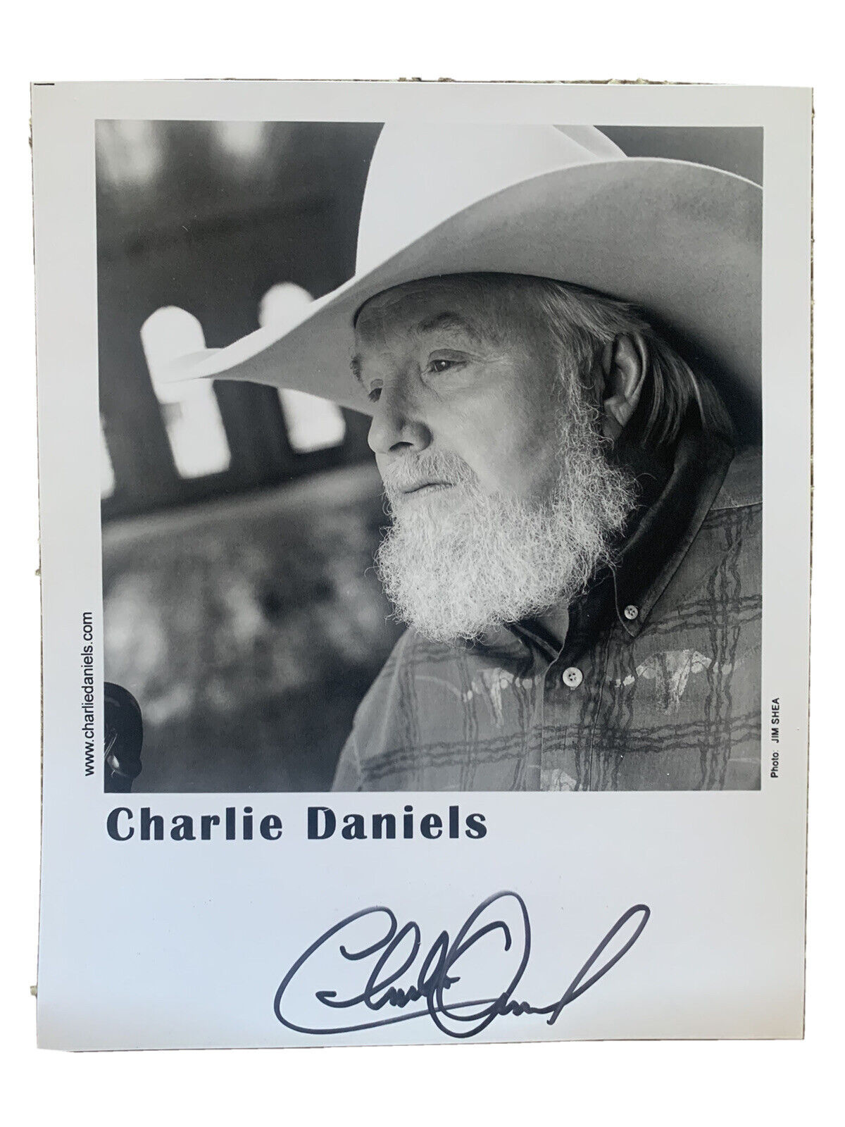 Charlie Daniels Signed Autographed 8x10 Promo Photo Poster painting PSA Guaranteed #2