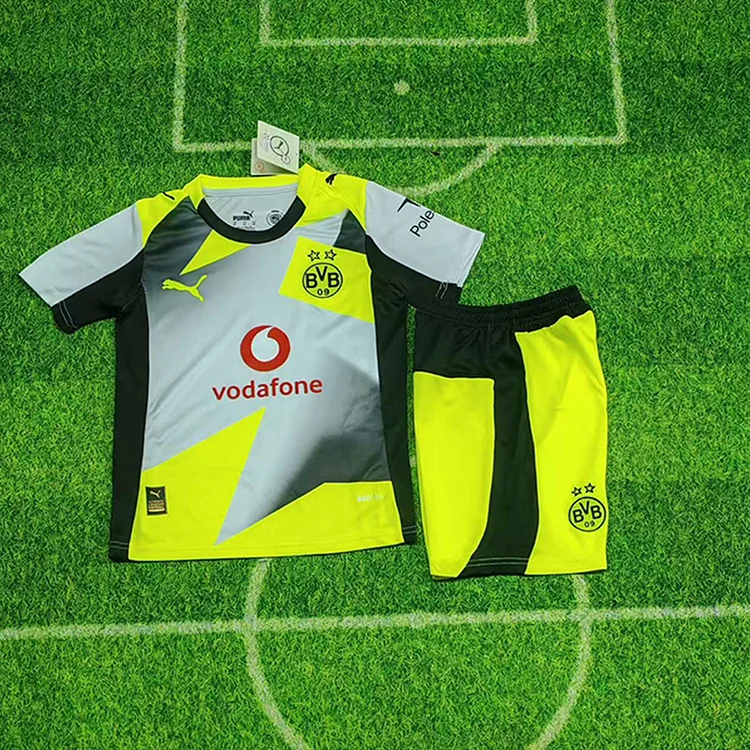 Kids Dortmund 25/26 Away Jersey  Football Kit