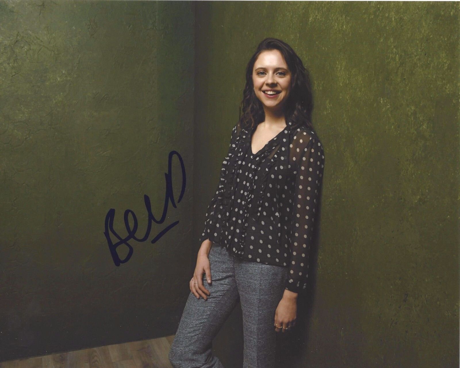 BEL POWLEY HAND SIGNED CARRIE PILBY 8X10 Photo Poster painting A W/COA A ROYAL NIGHT OUT