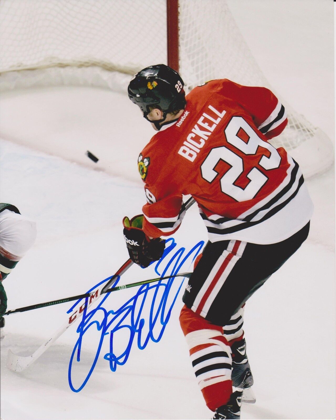 BRYAN BICKELL signed CHICAGO BLACKHAWKS 8X10 Photo Poster painting