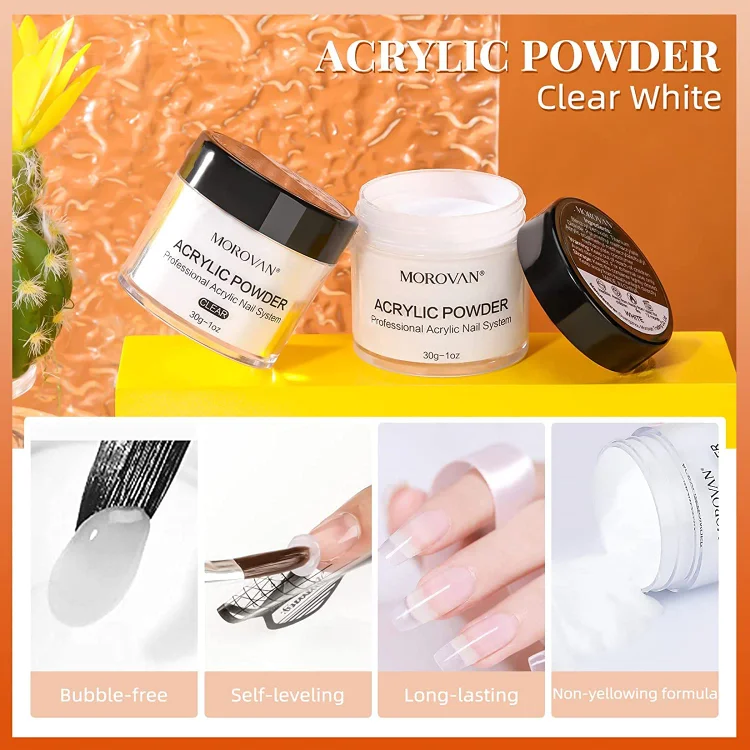 Morovan Acrylic Nail Kit - Nail Kit And Acrylic Powder Set with