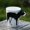 3D Hand-painted Ceramic Mug Animal Coffee Cup