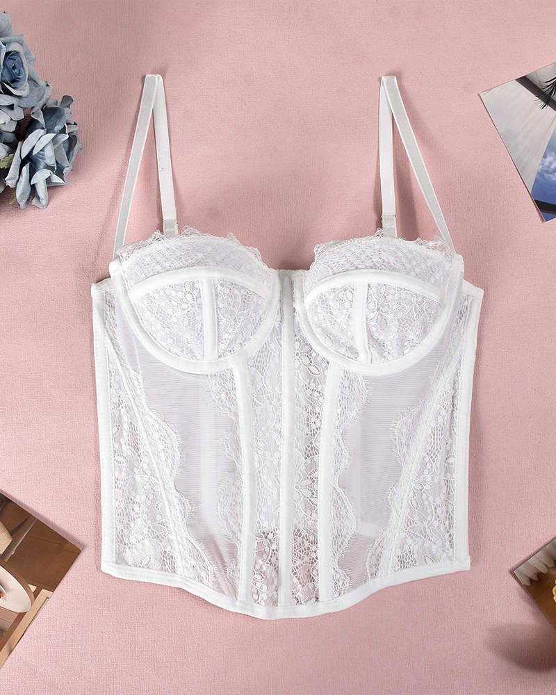 Lace Sexy Cutout Camisole Top