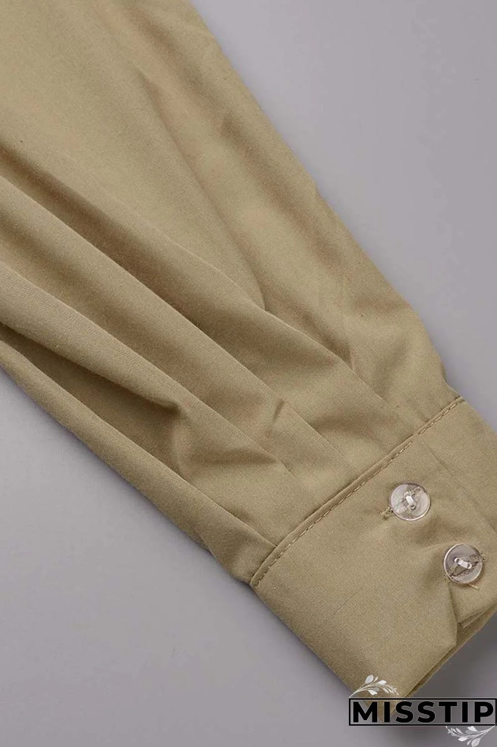 Black Casual Solid Patchwork Turndown Collar Tops