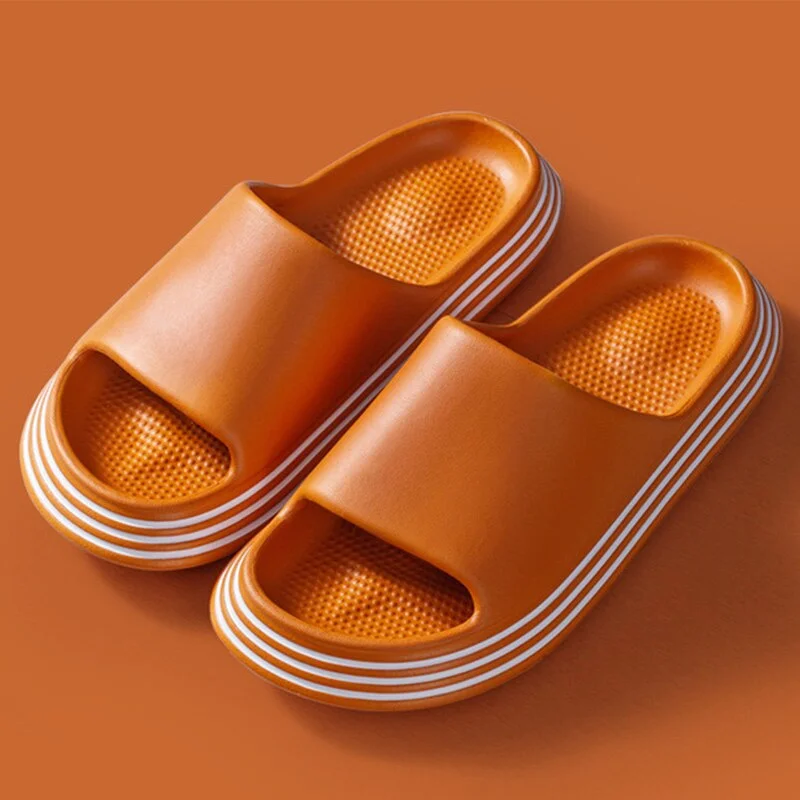 Home Indoor Slippers Summer Women's Platform Ladies Slides Soft Soled Bathroom Shoes Flat Sandals Casual Comfortable Beach Shoes 712