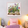 Garden Hut In Book-14CT Stamped Cross Stitch 40*40cm/15.75*15.75in tapestrymarket