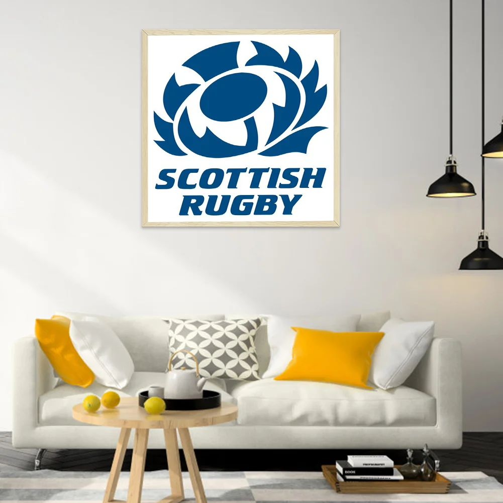 Full Round Diamond Painting 30*30cm - Scottish Rugby Union