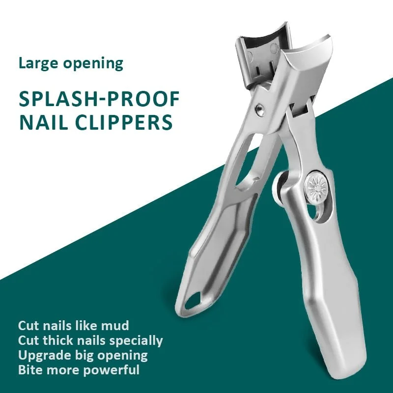 Ultra Sharp Stainless Steel Wide Thick Nail Clippers