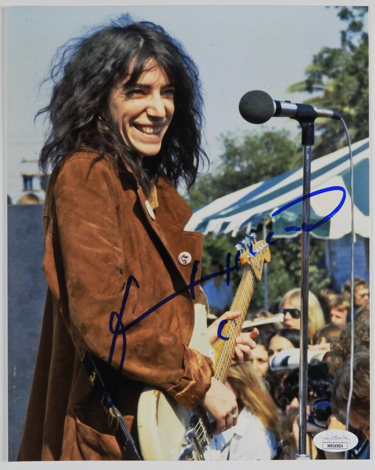 Patti Smith Signed Autograph 8 x 10 Photo Poster painting JSA COA